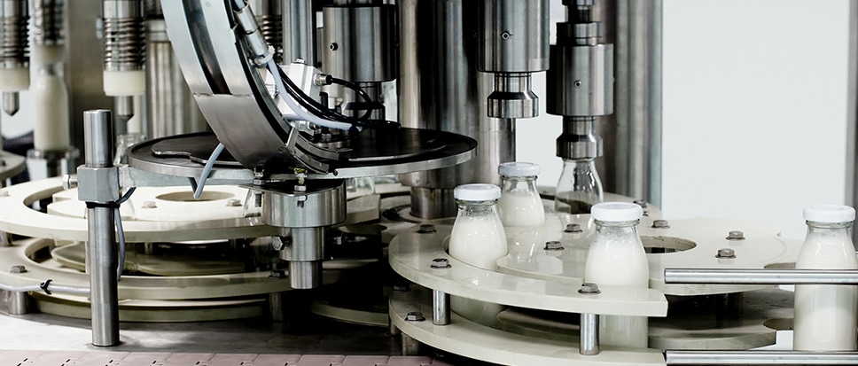 Industrial Equipment Instruments for Milk Bottling