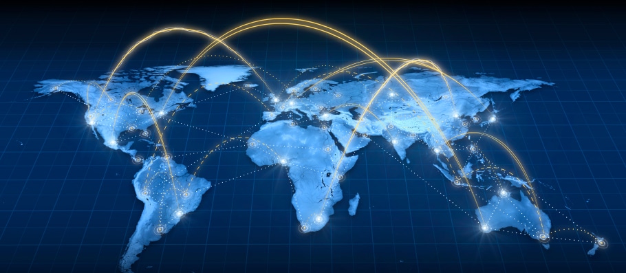 Global Presence Interconnection Map